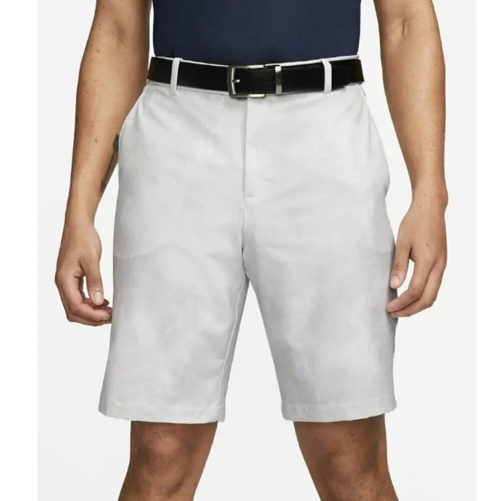 Nike Hybrid Washed Golf Shorts Size 34 White Smoke Grey - DH1949-100